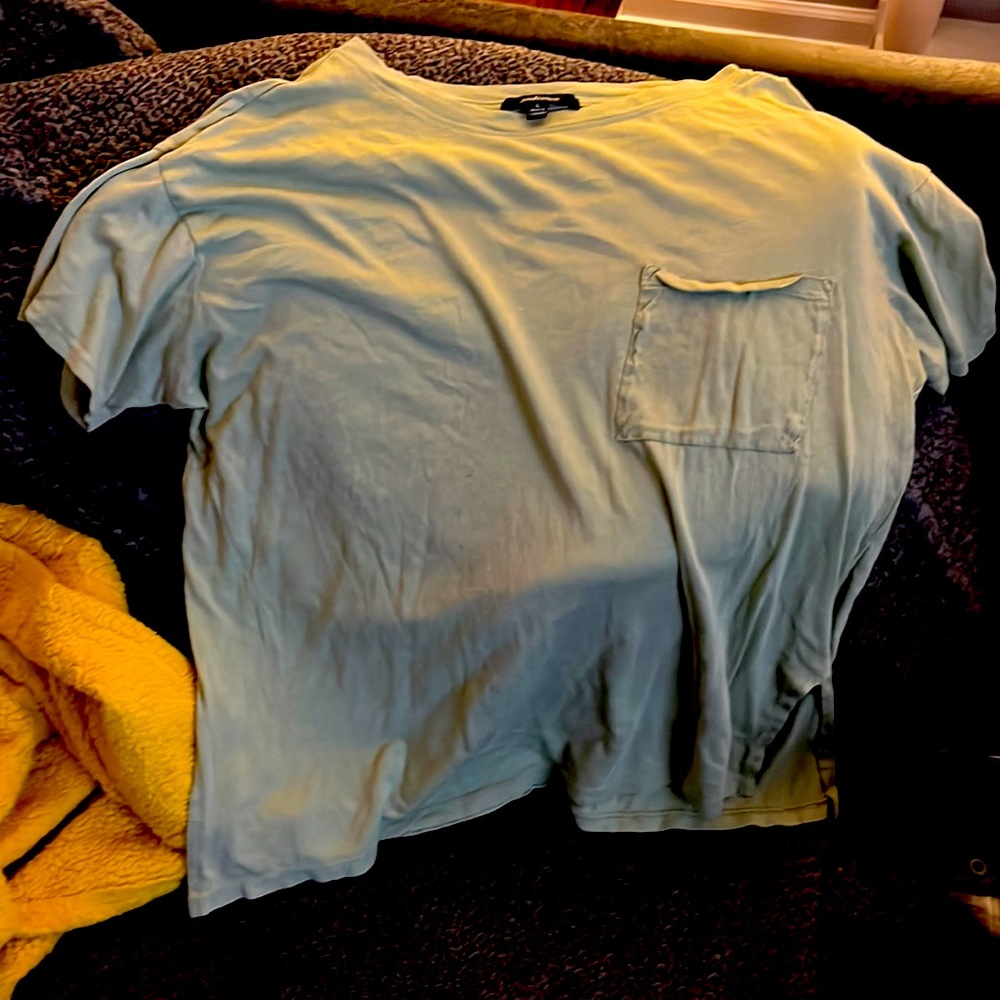 Large sage tee
